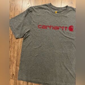 Carhartt Logo Gray T-shirt Mens Size Large Original Fit